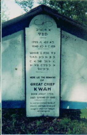 The Grave of Chief Kw'eh